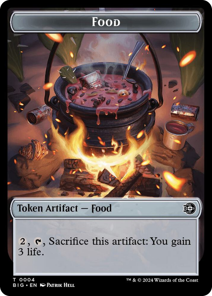 Food Token #4 T - Outlaws of Thunder Junction: The Big Score Pokemon card