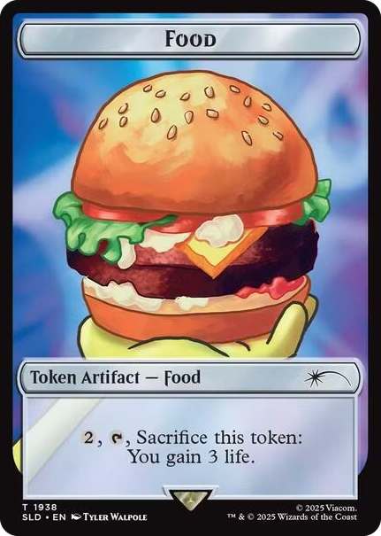 Food Token (1938) #1938 T - Secret Lair Drop Series Pokemon card