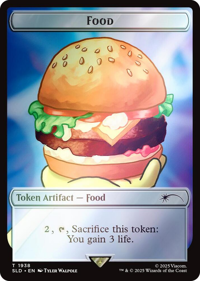 Food Token (1938) (Rainbow Foil) #1938 T - Secret Lair Drop Series Pokemon card
