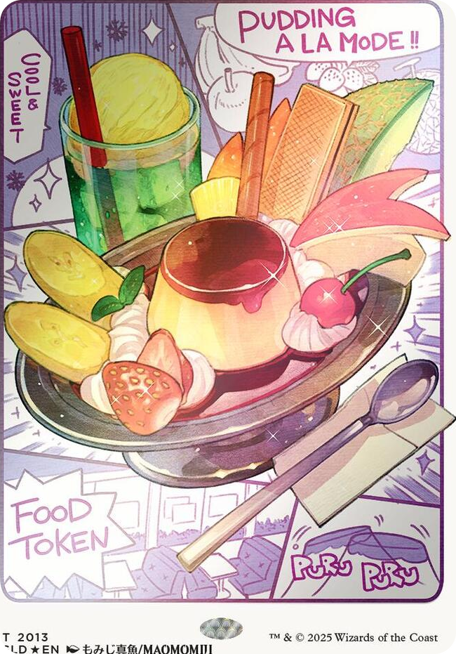 Food Token (2013) (Rainbow Foil) #2013 T - Secret Lair Drop Series Pokemon card