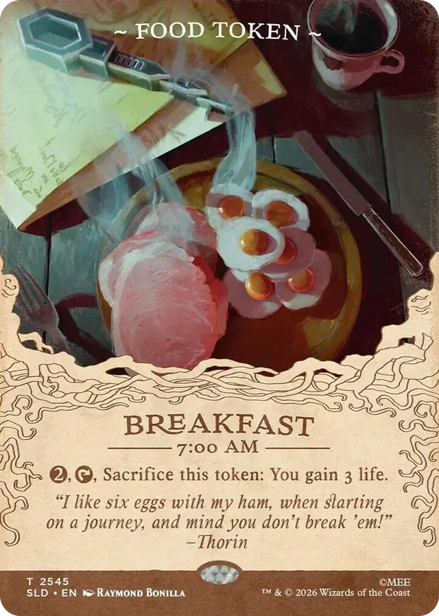 2545 Food Token (2545) T Secret Lair Drop Series