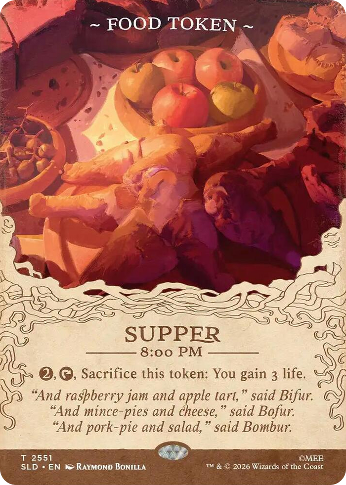Food Token (2551) #2551 T - Secret Lair Drop Series Pokemon card