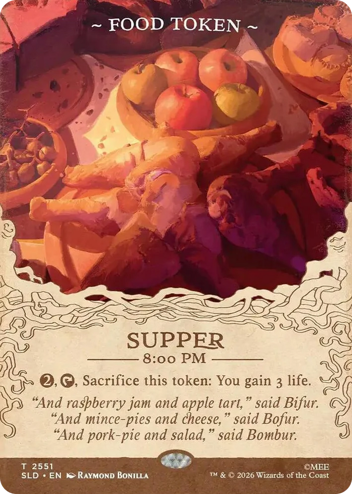 2551 Food Token (2551) T Secret Lair Drop Series
