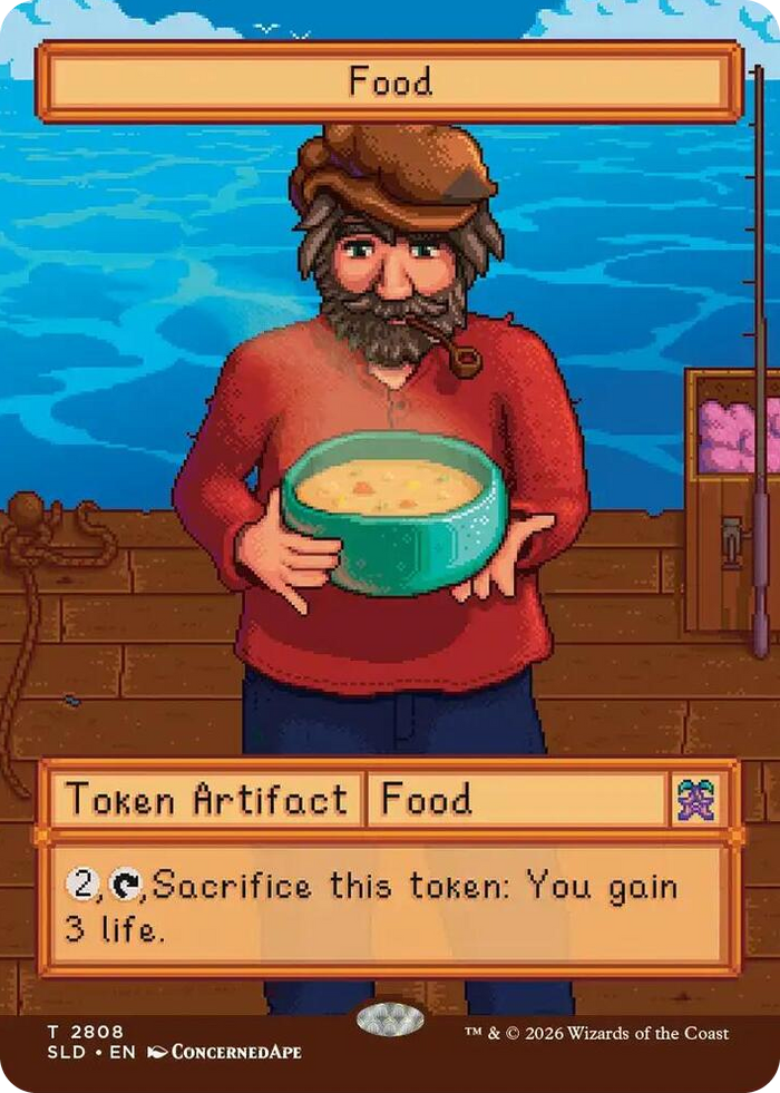 Food Token (2808) #2808 T - Secret Lair Drop Series Pokemon card