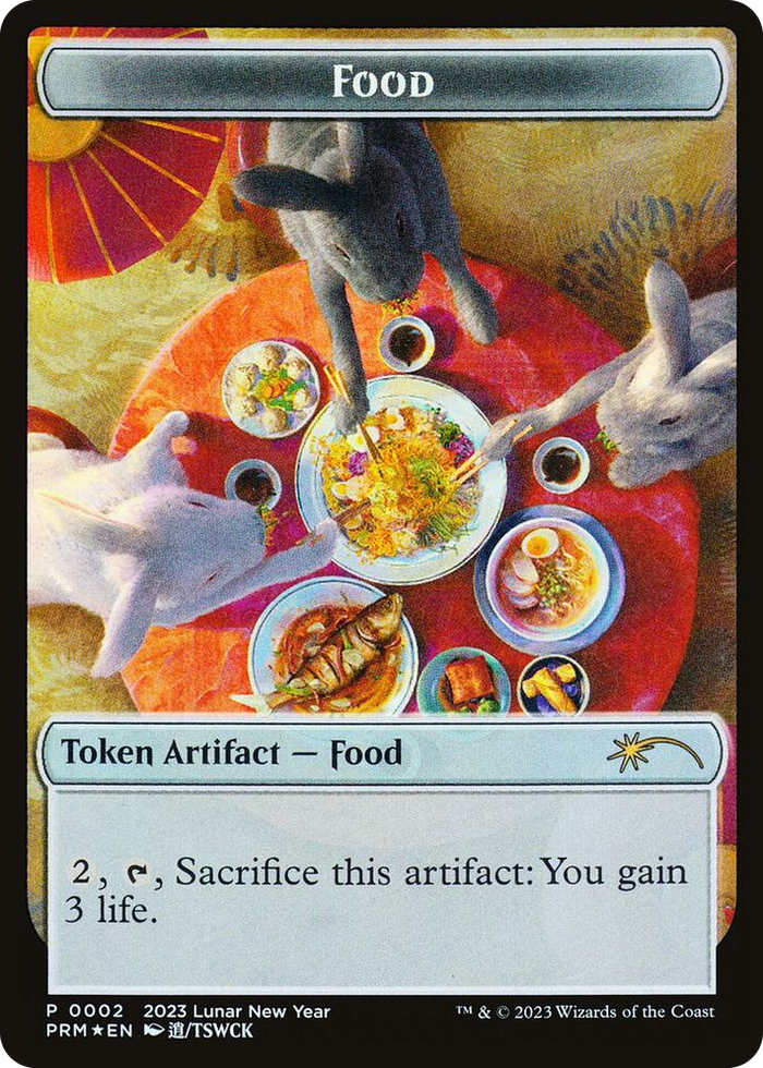 Food Token (Year of the Rabbit 2023) #2 T - Unique and Miscellaneous Promos Pokemon card