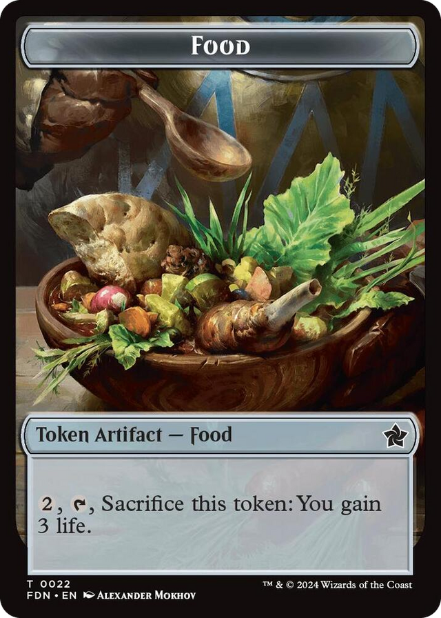 0022 Food // Treasure Double-Sided Token T Foundations