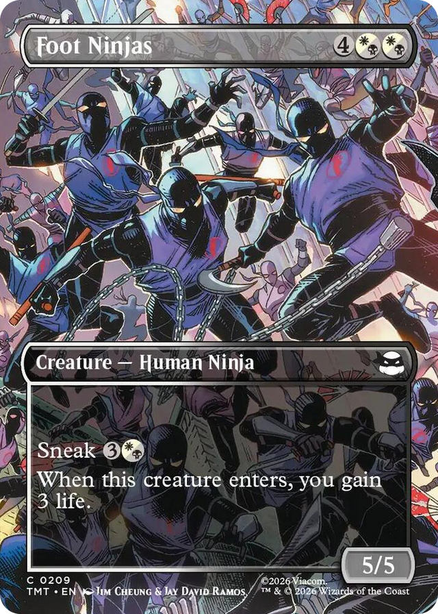 0209 Foot Ninjas (Borderless) C Teenage Mutant Ninja Turtles