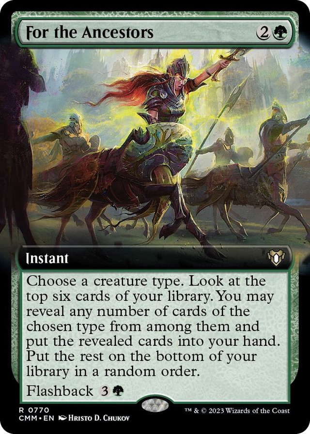 0770 For the Ancestors (Extended Art) R Commander Masters