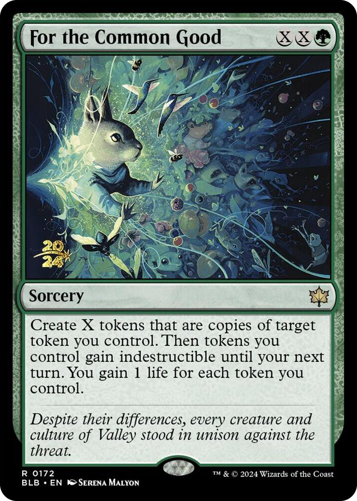 0172 For the Common Good R Prerelease Cards