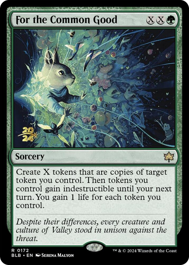 0172 For the Common Good R Prerelease Cards