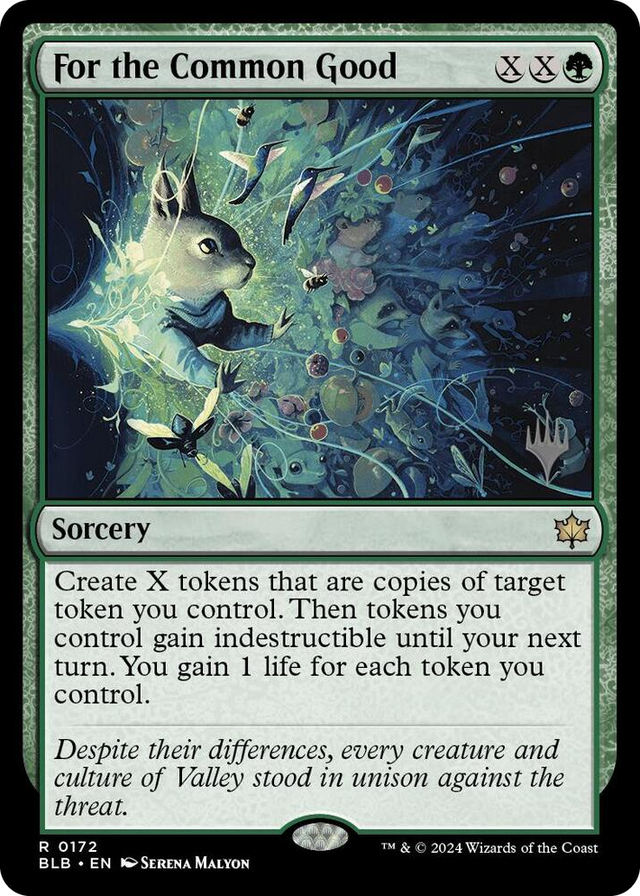 0172 For the Common Good R Promo Pack: Bloomburrow