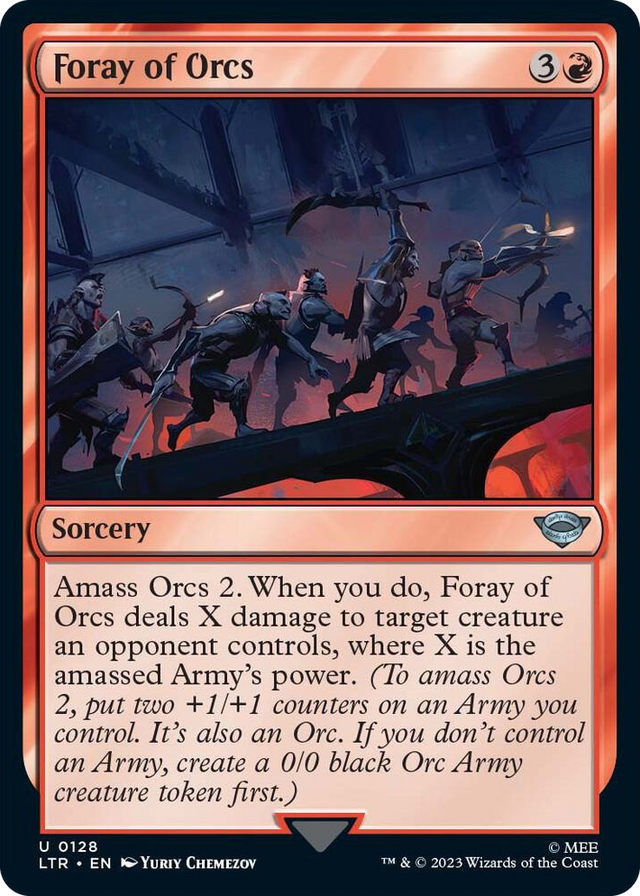 0128 Foray of Orcs U Universes Beyond: The Lord of the Rings: Tales of Middle-earth