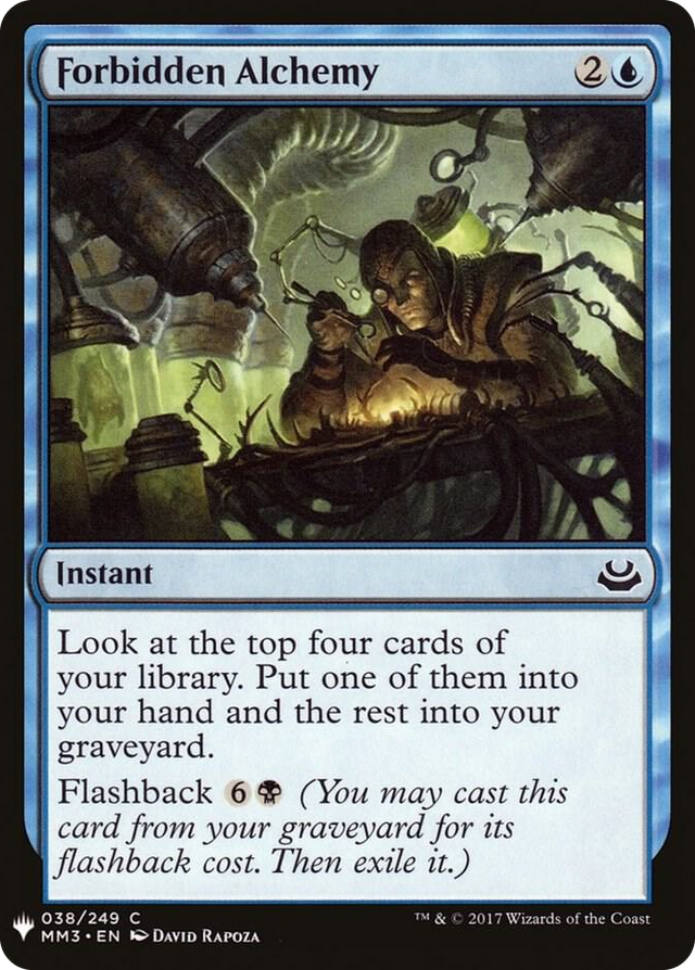 0038 Forbidden Alchemy C The List Reprints