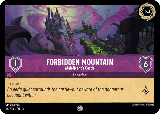 0066 Forbidden Mountain - Maleficent's Castle Common Into the Inklands