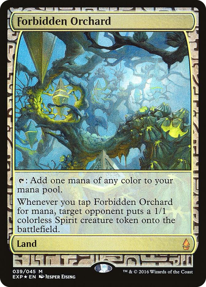 0039 Forbidden Orchard M Zendikar Expeditions
