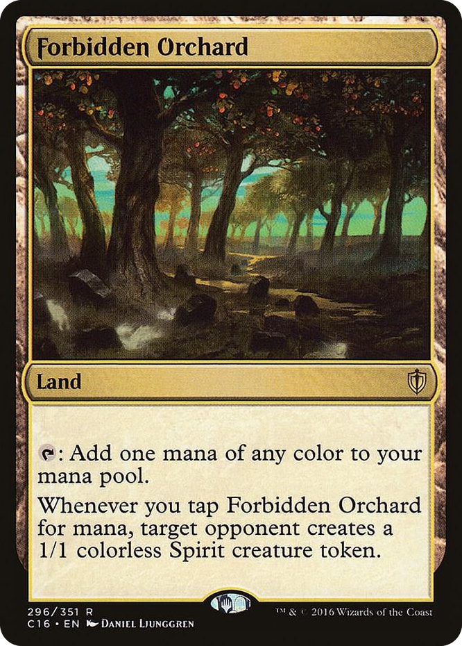 Forbidden Orchard #296 R - Commander 2016 Pokemon card