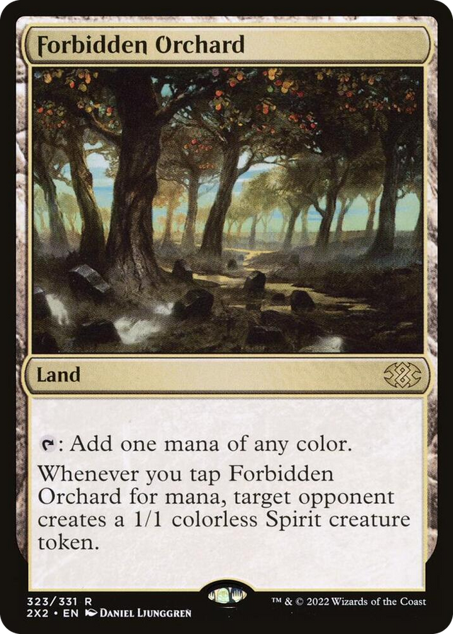0323 Forbidden Orchard R Double Masters 2022