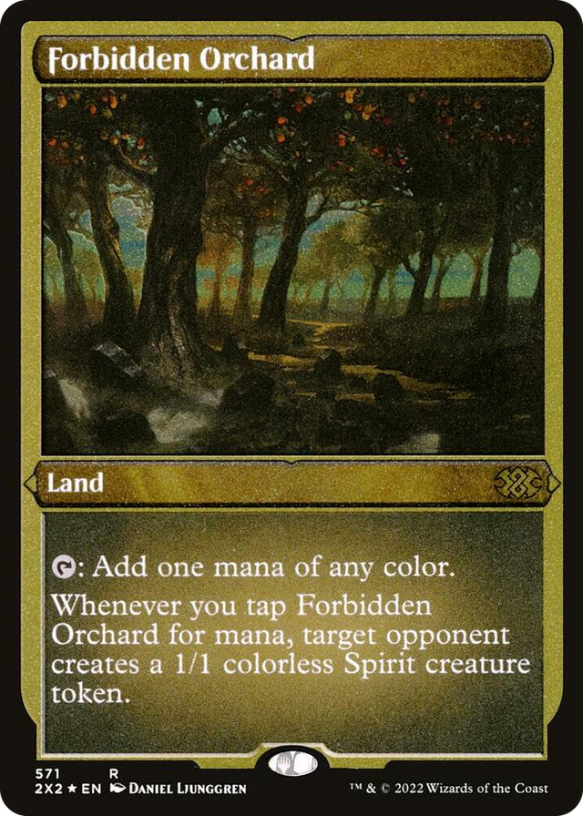 0571 Forbidden Orchard (Foil Etched) R Double Masters 2022