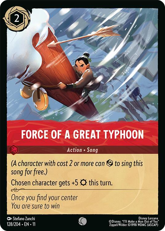 0128 Force of a Great Typhoon Common Winterspell
