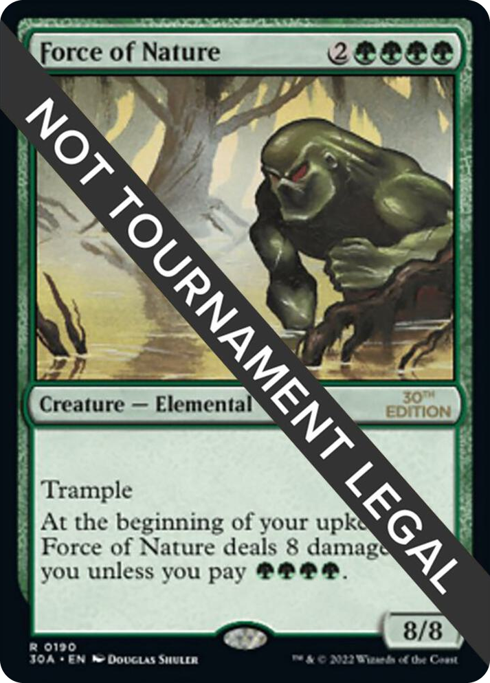0190 Force of Nature R 30th Anniversary Edition