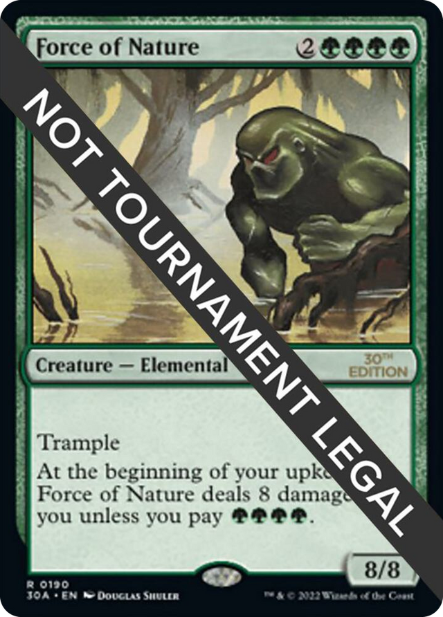 0190 Force of Nature R 30th Anniversary Edition