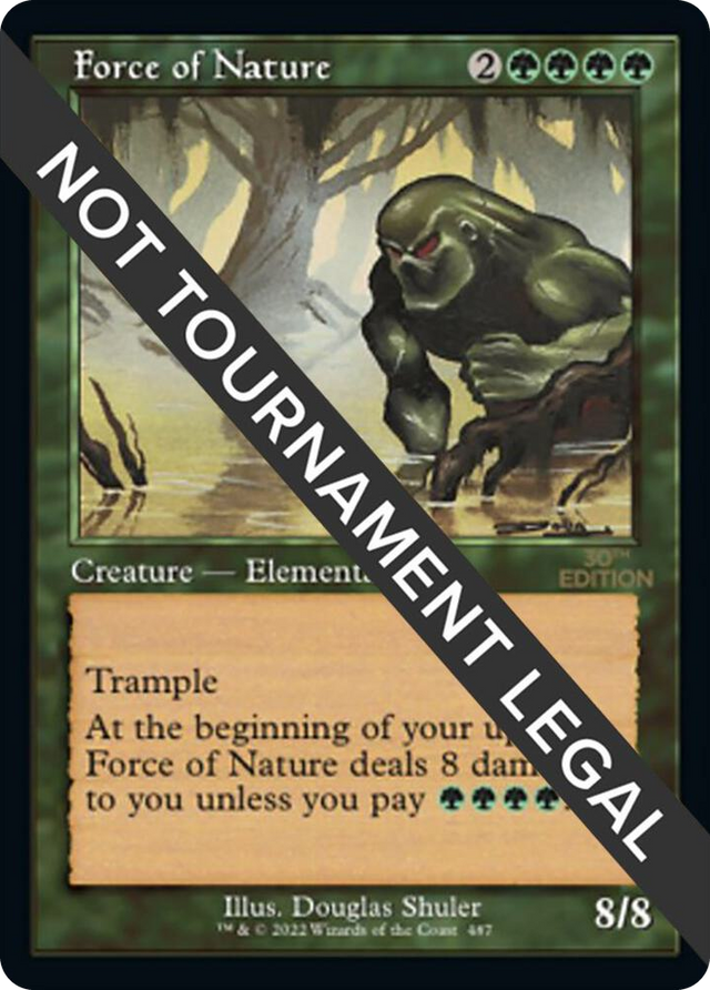 0487 Force of Nature (Retro Frame) R 30th Anniversary Edition