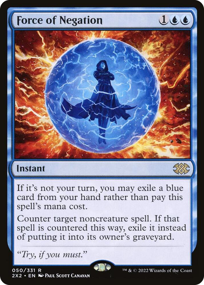 0050 Force of Negation R Double Masters 2022