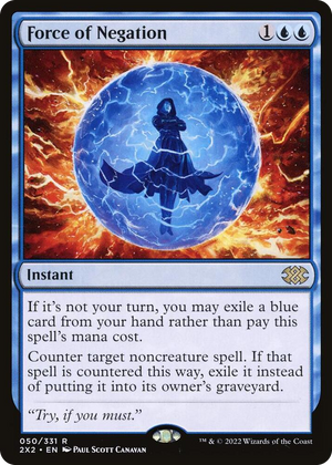 0050 Force of Negation R Double Masters 2022