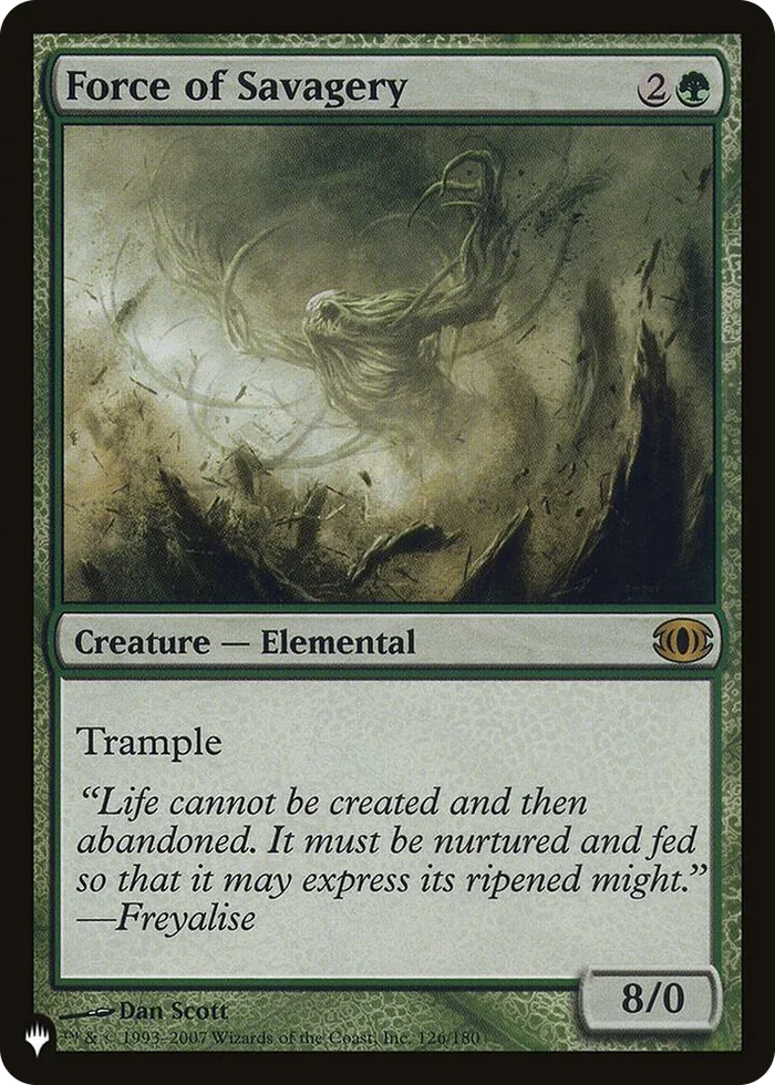 0126 Force of Savagery R The List Reprints