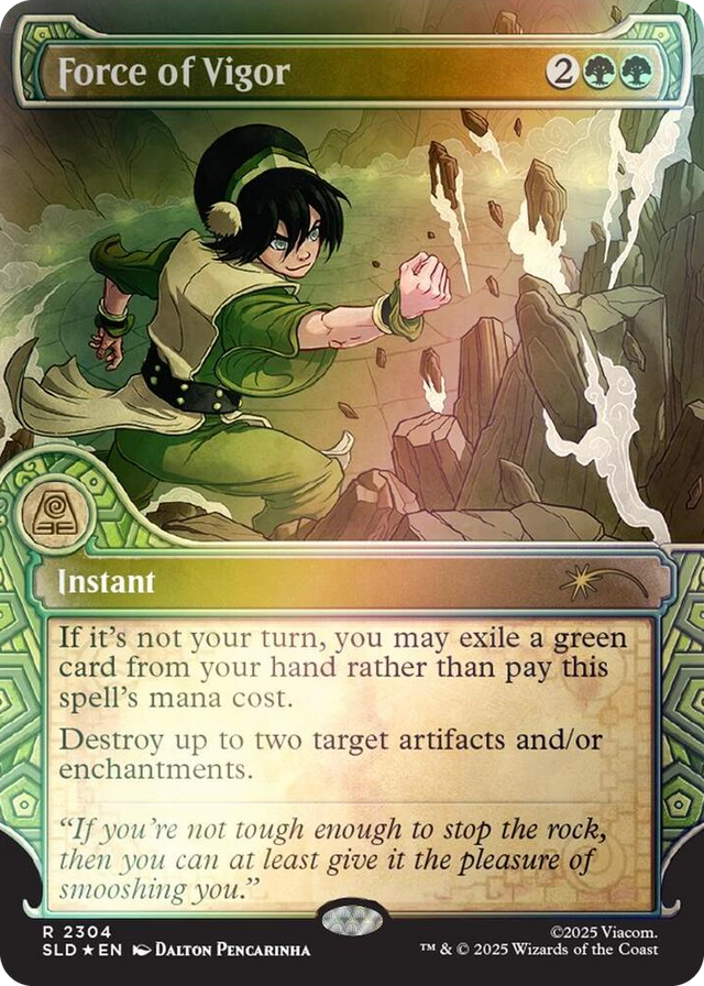 2304 Force of Vigor (Rainbow Foil) R Secret Lair Drop Series