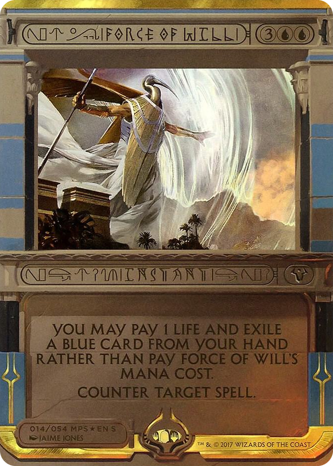 Force of Will #14 M - Masterpiece Series: Amonkhet Invocations Pokemon card