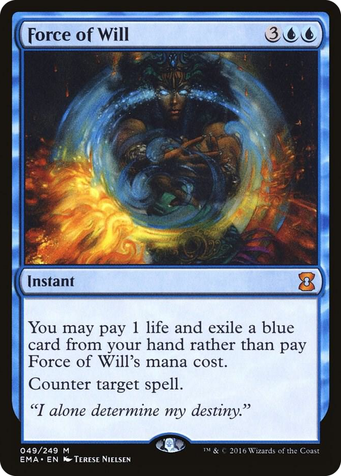Force of Will #49 M - Eternal Masters Pokemon card