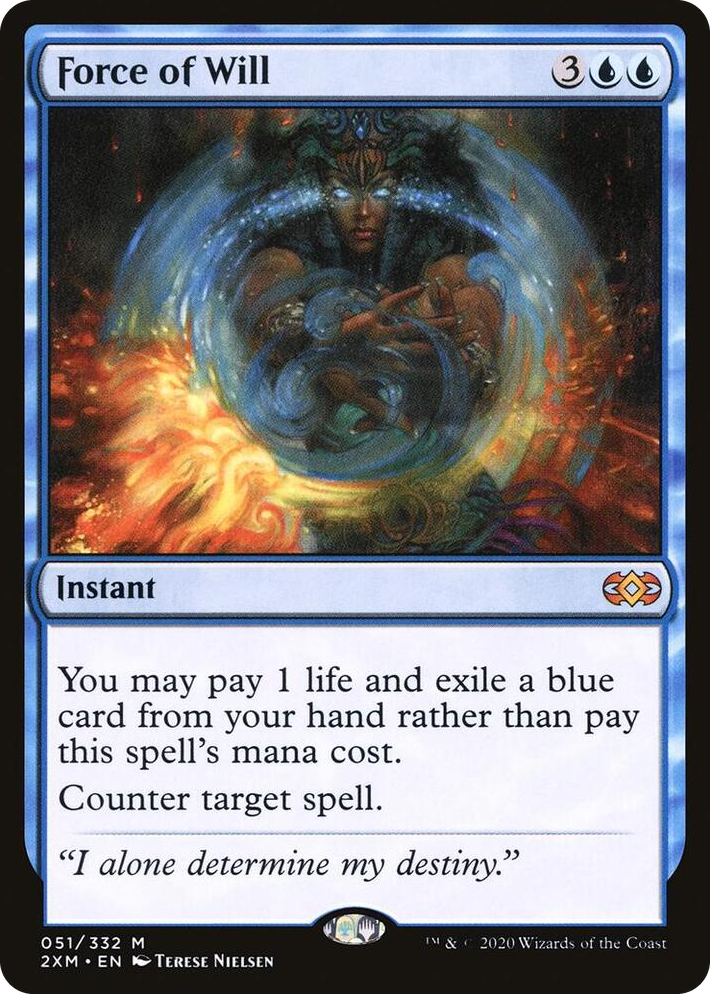 0051 Force of Will M Double Masters