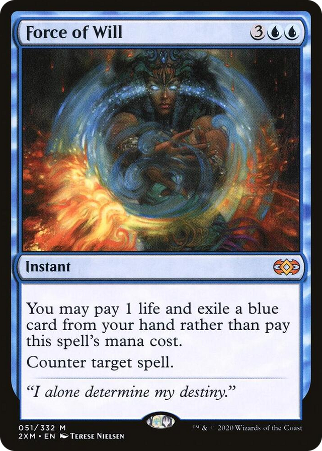 0051 Force of Will M Double Masters