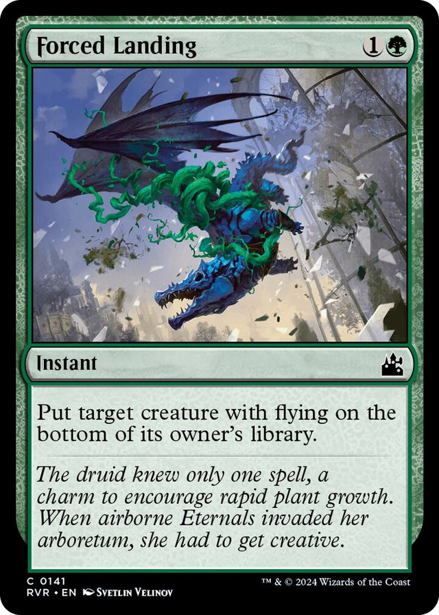 0141 Forced Landing C Ravnica Remastered