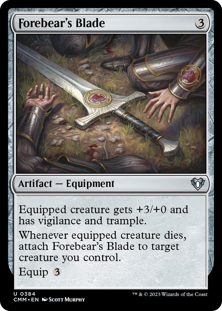 0384 Forebear's Blade U Commander Masters