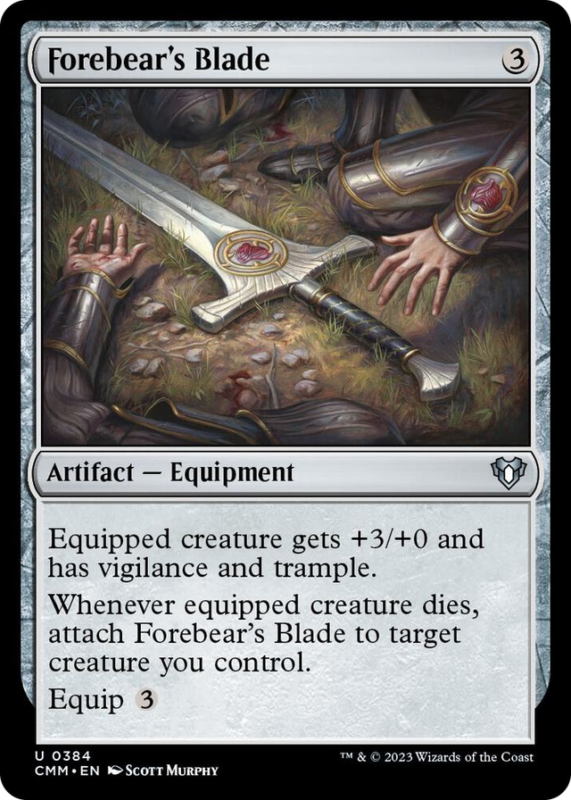 0384 Forebear's Blade U Commander Masters