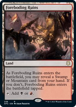 0238 Foreboding Ruins R Commander: Adventures in the Forgotten Realms