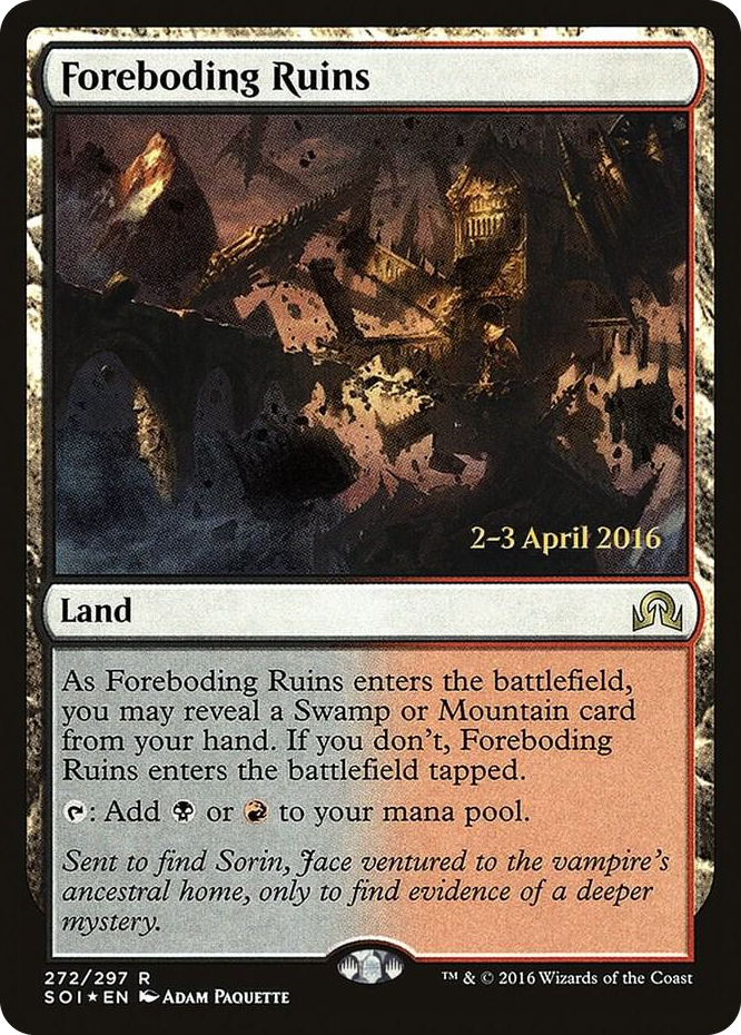 Foreboding Ruins #272 R - Prerelease Cards Pokemon card