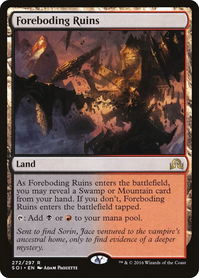 0272 Foreboding Ruins R Shadows over Innistrad