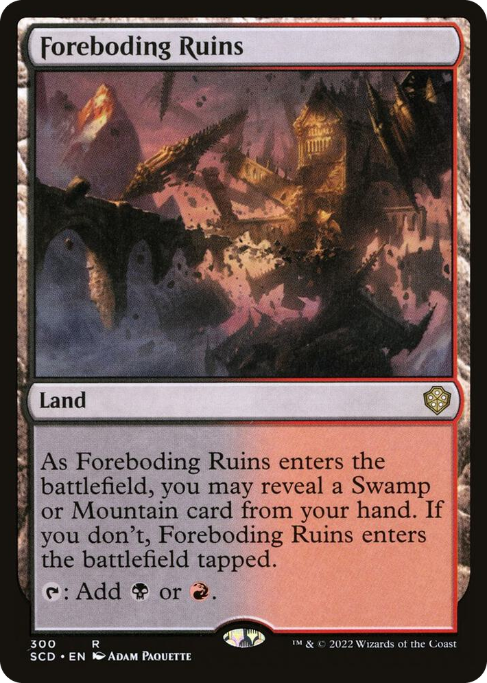0300 Foreboding Ruins R Starter Commander Decks