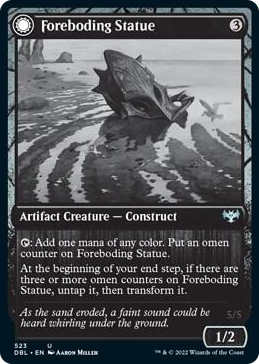 0523 Foreboding Statue U Innistrad: Double Feature