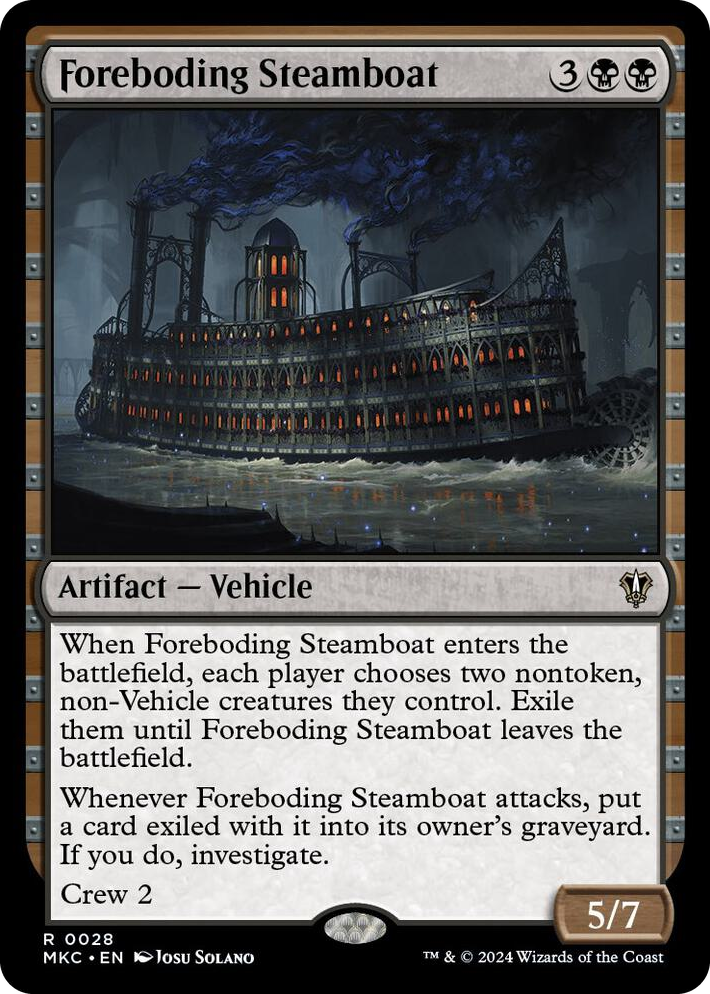 0028 Foreboding Steamboat R Commander: Murders at Karlov Manor