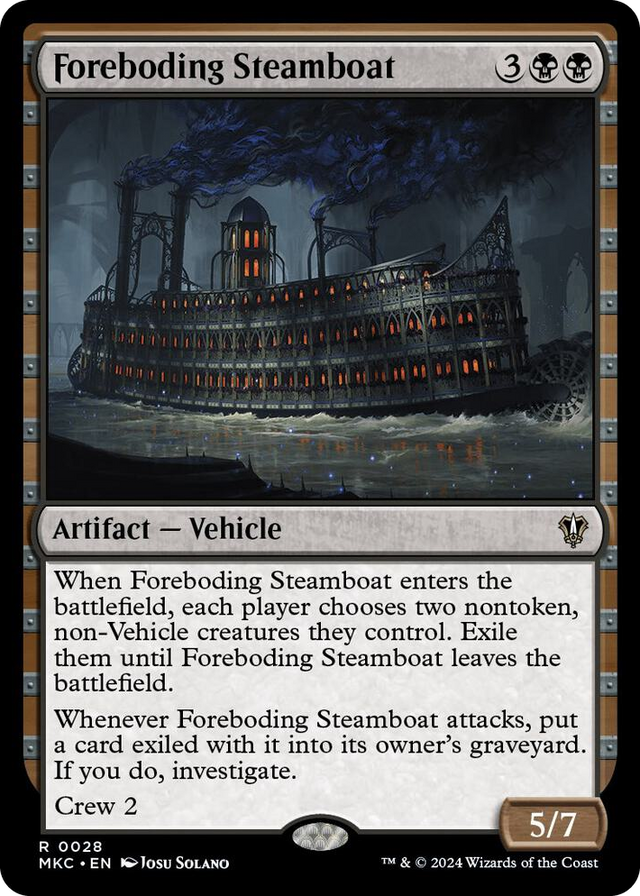 0028 Foreboding Steamboat R Commander: Murders at Karlov Manor