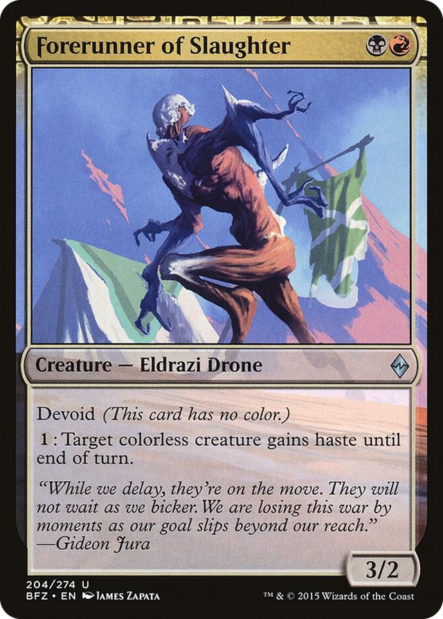 0204 Forerunner of Slaughter U Battle for Zendikar