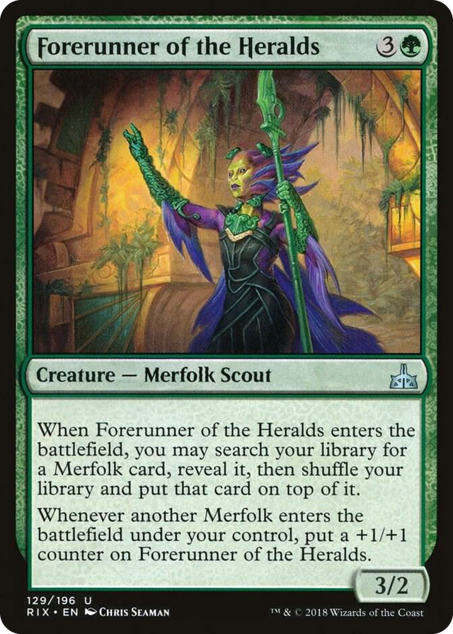0129 Forerunner of the Heralds U Rivals of Ixalan