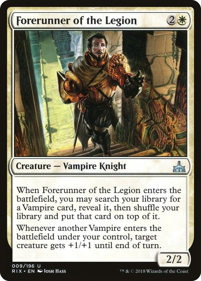 0009 Forerunner of the Legion U Rivals of Ixalan