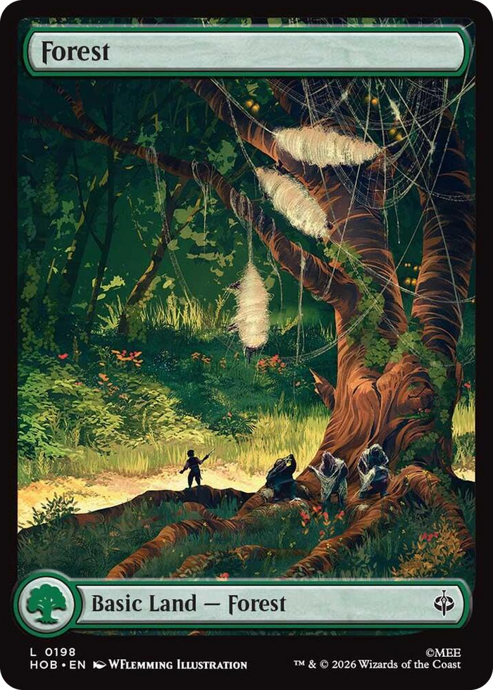 Forest (0198) #198 L - The Hobbit Pokemon card