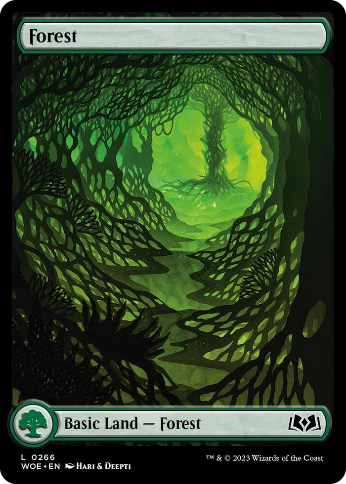 Forest (0266) #266 L - Wilds of Eldraine Pokemon card
