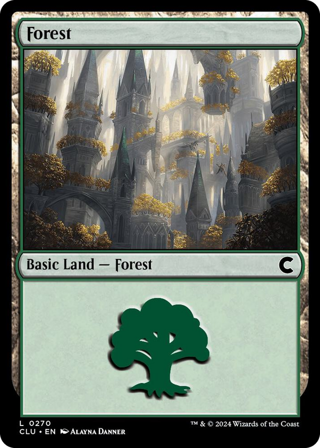 0270 Forest (0270) L Ravnica: Clue Edition